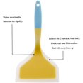 thumbnail image 5 of Espátula de silicona Pala para panqueques Volteador ancho Pala antiadherente para fritos Volteador flexible para tortillas, panqueques, pescado, cocina Tamagoyaki, azul Adepaton WMZL-805-5, 5 of 5