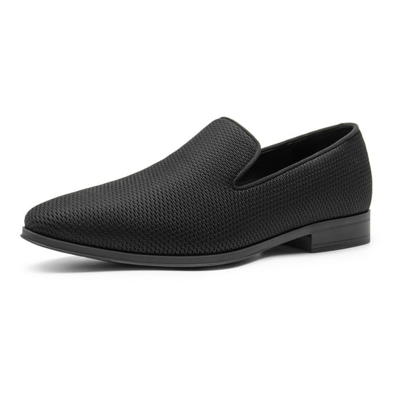 Bruno Marc Men’s Slip-On Tuxedo Dress Loafers Formal Wedding & Evening Shoes