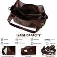 thumbnail image 6 of Sunyuer Vintage Chic Large Capacity PU Leather Shoulder Bag for Women - Stylish Slouchy Hobo Purse, 6 of 9