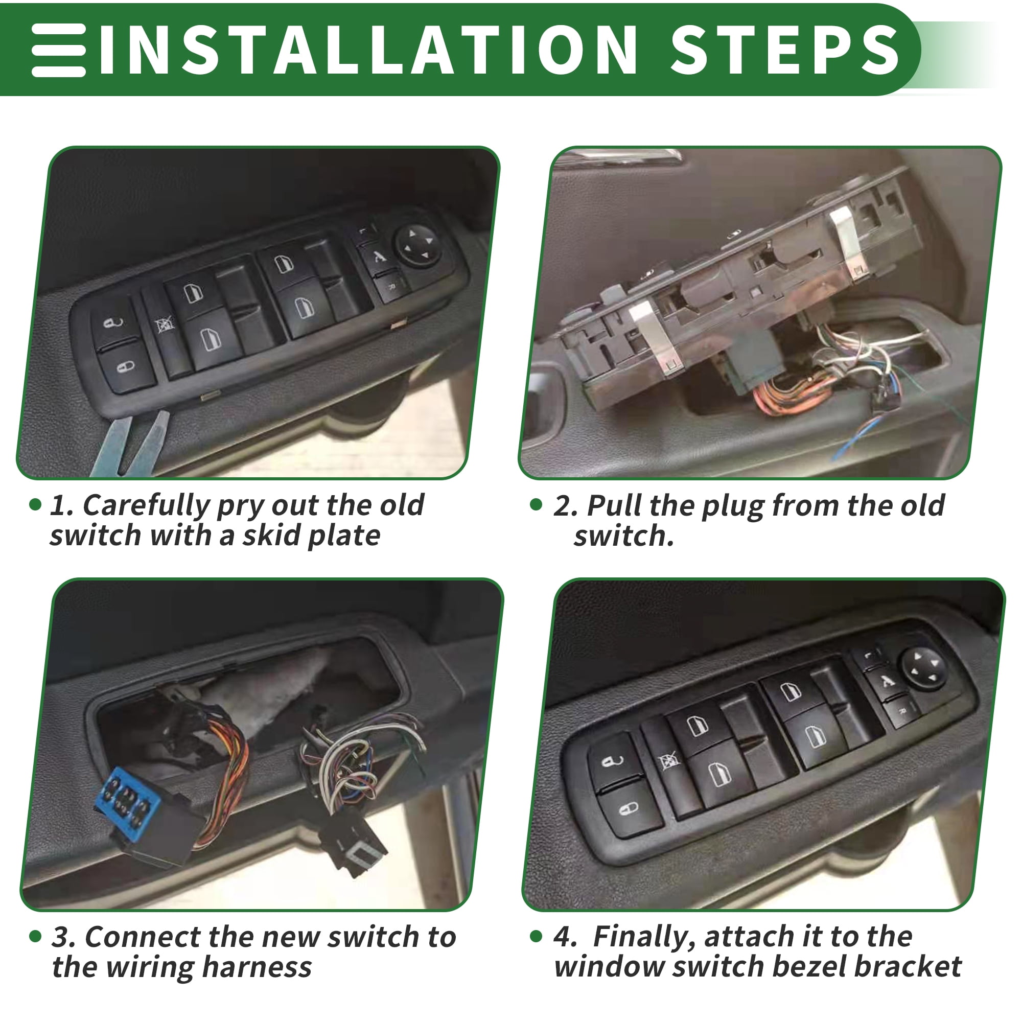 Unique Bargains Power Window Switch for Dodge Grand Caravan