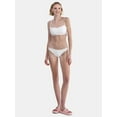 thumbnail image 2 of No Boundaries White Eyelet Swim Bottoms, Women's, 2 of 5