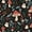 Color 4, variant on Peel and Stick Wallpaper Mushroom Ghost Forest Red Green Leaves Dark Wall Mural 17.7in x 9.8ft Self Adhesive Removable Wall Paper Renter Friendly Wallpaper for Nursery Bedroom Cabinets
