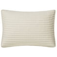 thumbnail image 4 of Nanshing Myrne 7 Piece Modern Solid Color Waffle Quilt Set, Beige, King, 4 of 8