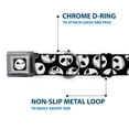 thumbnail image 5 of Collar Para Perro Con Hebilla Para Cinturón De Seguridad - Nbc Jack Expressions Scattered Black/White - 1.5"" De Ancho - Se Adapta A Cuello De 18-32" - Grande, 5 of 5