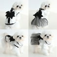 thumbnail image 7 of Small Dog Dress,Cute Dog Wedding Dresses with Bow, Black Tutu Lace Pet Princess Dress, Dog Dance Skirt Costume Camp Party Dress XL Skirt, 7 of 7