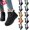 Blue, variant on Womens Ankle Booties with Comfortable Warm Fur Lined Outdoor Solid Color Plus Size Fleece-Lined Warm Round-Toe Zipper Snow Boots for Women