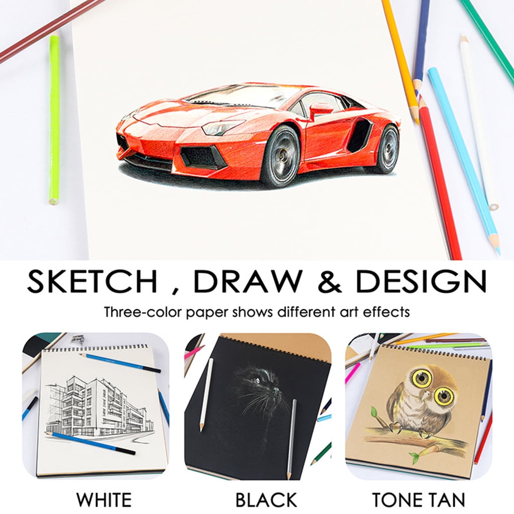 60 Sheets Drawing Pad Art Sketchbook Artistic Drawing Painting Writing Paper