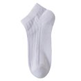 thumbnail image 2 of Yifymode Vertical Rib Ankle Socks, Thin Sheer Breathable Solid Casual Socks Back to School Daily for Women, Lightweight Moisture Wicking Socks, 2 of 4