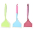 thumbnail image 6 of Wide Silicone Spatula for Eggs, Pancakes & Pizza - Non-Stick, Heat Resistant Turner - Dishwasher Safe Kitchen Tool (1pc, Pink), 6 of 6