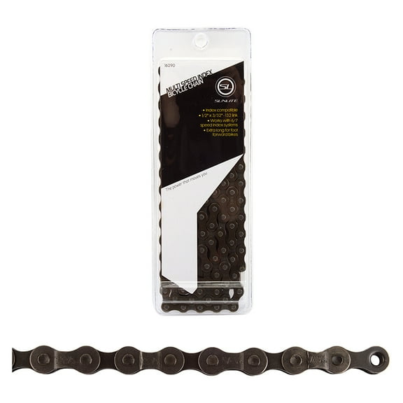 Sunlite Chain SCN-MSI 1/2 x 3/32 6/7S 132L Index Black for Crank FWD - Z33-132L