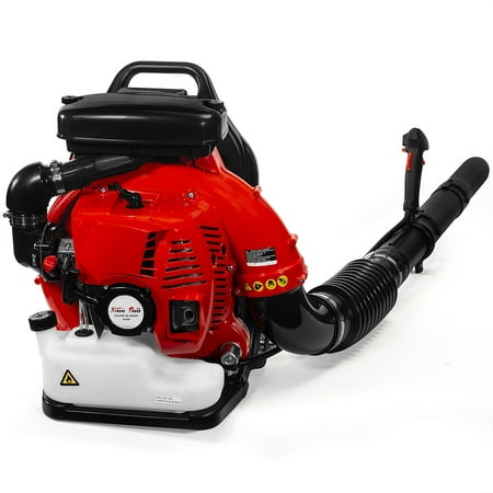 Stark 79.4cc Premium Backpack Gas Powered Leaf Blower Lightweight 2-Cycle Engine Padded Strap Tube Throttle EPA (Best Lightweight Leaf Blower)