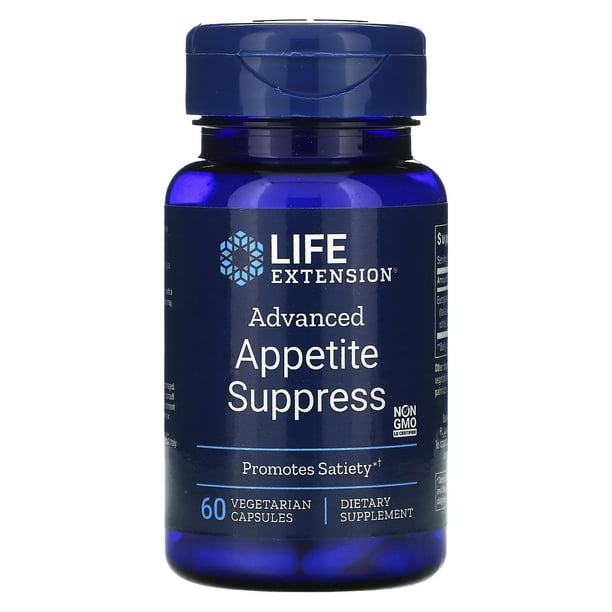 Life Extension Advanced Appetite Suppress, 60 Vegetarian Capsules