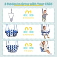 thumbnail image 2 of Slevoo 2-in-1 Baby Jumper and Swing, Baby Jumper for 6 Months to 6 Years with Portable Quick Foldable Stand, Adjustable Strap & Soft Padded Seat, Gray, 2 of 8