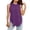 Hot Pink, variant on ZUKMRJPC Womens Workout Tank Tops Crewneck Casual Loose Basic Athletic Shirts Trendy Side Split Summer Running Tennis Yoga Tops
