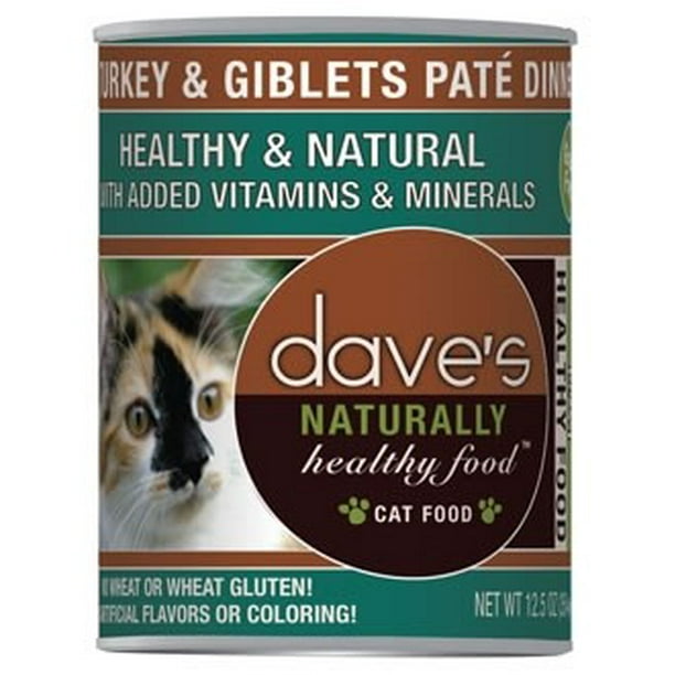 Dave's Pet Food Naturally Healthy GrainFree Turkey Formula Canned Cat