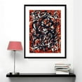 thumbnail image 3 of INVIN ART Framed Canvas Print Extra Large Artwork Free Form by Jackson Pollock Abstract Wall Art,28"x40", 3 of 6
