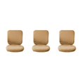 thumbnail image 3 of Guardoinrt Soft and Breathable Swivel Chair Cover Seating Experience Brown Backrest + Cushion Cover 3Set, 3 of 6