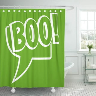 Humor Decor Shower Curtain, Stickman Meme Face Icon Looking at Computer  Joyful Fun Caricature Comic Design, Fabric Bathroom Set with Hooks, 69W X  70L