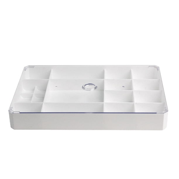 MINISO Desk Organizer with Drawer Plastic Cosmetic Makeup Storage Box