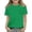 Green, variant on Girls T Shirts Purple Short Sleeve Shirt for Girls Round Neck Summer Tees Tops Girls Size 8-9 Years Clothes