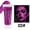 02    Vivid Magenta Violet, variant on Julystar UV Fluorescent Face & Body Paint, 6 Water-Based Neon Shades, Waterproof Long Lasting Matte Gloss Formula for Halloween Cosplay Carnival