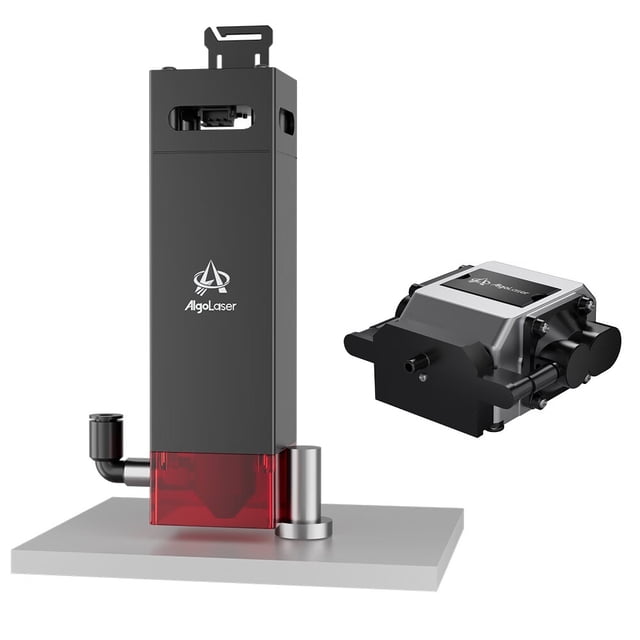 Algo 40W Engraving Cutting Module for Wood, 10W Optical Power Engraver Module with Air Assist, Double Ultra-Fine Compressed Spot Higher Accuracy Engraver Head for Cutter&Engraver Machine, 24V