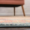 thumbnail image 4 of Rugs.com Kashkuli Gabbeh Collection Rug – 4' x 6' Oval Blue Medium Rug Perfect For Living Rooms, Large Dining Rooms, Open Floorplans, 4 of 8