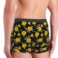 thumbnail image 3 of Goofa Daisies Flowers Printed Men's Boxer Briefs Underwear, Moisture-Wicking Underwear, Trunk,Soft and Breathable Cotton Underwear-Small, 3 of 9