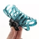 thumbnail image 4 of 2x pinza de pinza para el cabellero con mandíbula de resina grande de , joyería para el cabello para mujer y mujer Azul Yinane Garra de pelo grande para mujer, 4 of 8