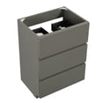 thumbnail image 3 of Floor cabinet WITHOUT basin,Gray color,With three drawers, 3 of 6