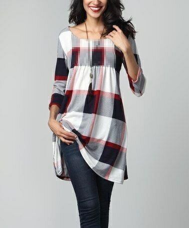 empire waist tunic dress