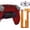 C - Scarlet Red, variant on eXtremeRate Wood Grain Programable RISE4 Remap Kit Upgrade Board & Redesigned Back Shell & 4 Back Buttons for ps5 Controller BDM-030/040