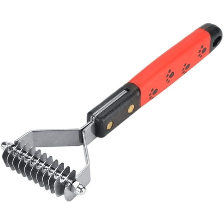 Pin Undercoat Rake Undercoat Grooming Rake, Pet Dog Cat Hair Brush Comb Stainless Steel ...