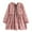 Pink, variant on Odeerbi 2-14 Year Toddler Girls Cute Floral Dresses Long Sleeve Cotton Midi Dress Children's Fashion Round Neck Lace Up Spring Fall Pleated Dress Toddler Girls Clothes
