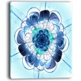 thumbnail image 2 of Design Art - Blue and Purple Rounded Flower, 2 of 3