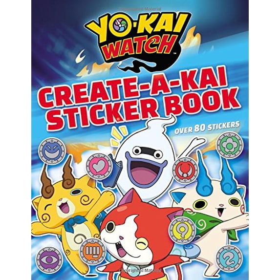 Pre-Owned Yo-Kai Watch: Create-A-Kai Sticker Book (Paperback) by Yo-Kai Watch