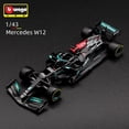 thumbnail image 2 of Bburago 1:43 F1 W12 E Performance mercedes-amg Racing modelo de simulación de coche de aleación de juguete colección regalo 2021 Hamilton Fivean unisex, 2 of 2