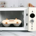 thumbnail image 6 of Microwavable Egg Poacher with Measuring Cup - Dishwashable Egg Maker and Poached Egg Steamer for Convenient Kitchen Cooking, 6 of 8