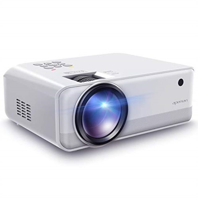 Projector VGA,AV,KTV,etc HDMI Full HD 1080P 4000 Lumen Movie Projector Mini Projector / Multi-Language Projector/ Compatible with USB Video Projector US