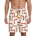 thumbnail image 1 of Balery Dachshund Dog Pantalones cortos de pijama de punto de algodón para hombre con cinturilla y bolsillos-Large, 1 of 6