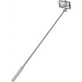 thumbnail image 2 of KOMI Selfie Stick, 40 inch Extendable and Portable Stable Selfie Stick Tripod with Wireless Remote Shutter Compatible with All Cellphones for Selfies, Live Streaming, Video Recording, White, 2 of 5