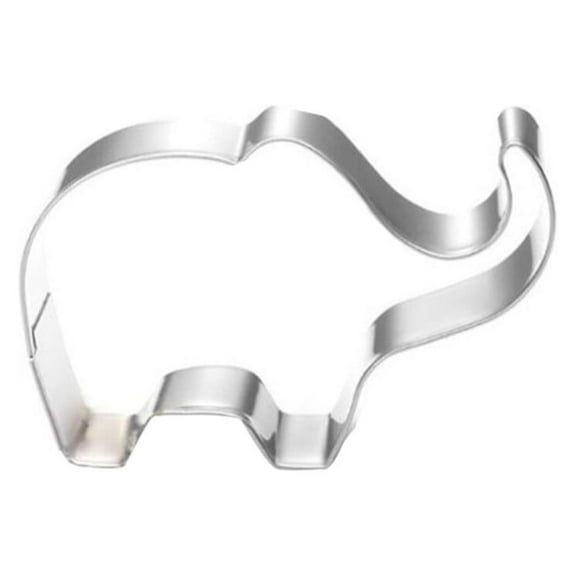 Worgeous Elephant Shaped Cookie Cutter Made of Safe Stainless Steel for Baking 8 1x5 2cm