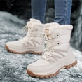 thumbnail image 4 of YOURDIARY Womens Snow Boots Waterproof Anti-Slip Warm Winter Boots Outdoor Casual Mid-Calf Boots, 4 of 9