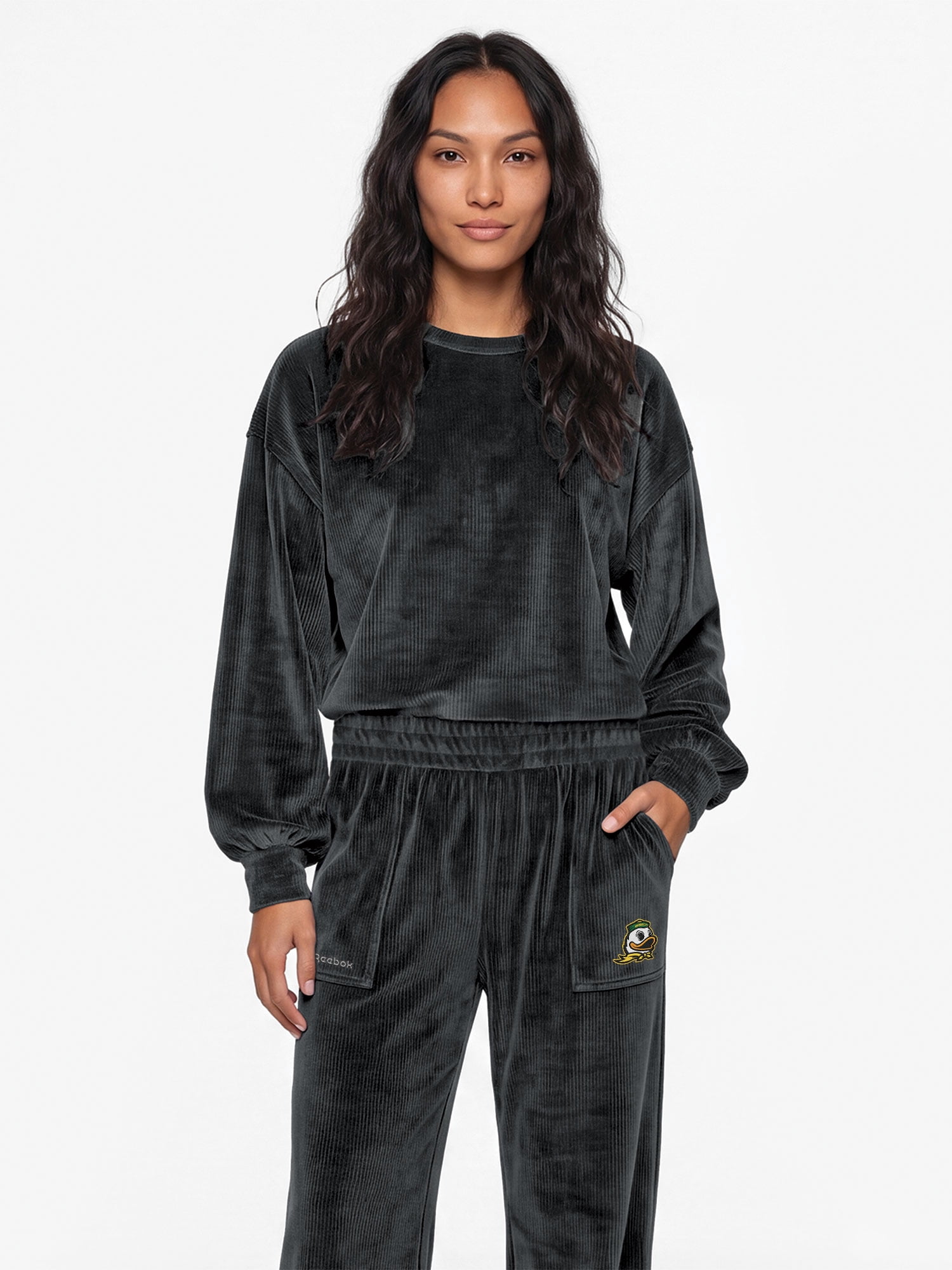 Oregon Ducks Reebok Womens Fashion Fit Fleece Pant