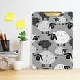 thumbnail image 6 of FMSHPON Sheeps Clipboard Hardboard Wood Nursing Clip Board and Pull for Standard A4 Letter 13x9 inches, 6 of 8