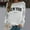 Light Gray, variant on Women's Casual Oversized Sweatshirt Long Sleeve Letter Printed Crew Neck Tops Loose Fit Tops Fall Y2K Pullover Shirt