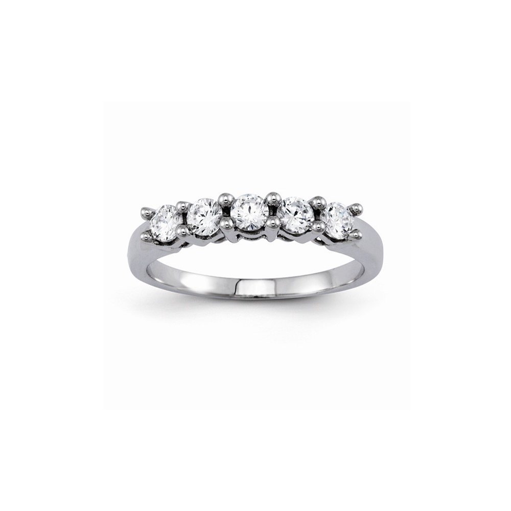women's white gold diamond wedding band