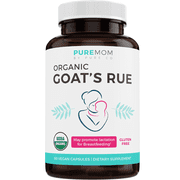 Pure Co Organic Goat's Rue - Increase Milk Supply for Breastfeeding & Herbal Lactation Support Aid with Goats Rue - Non-GMO Supplement - 60 Vegan Capsules