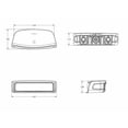 thumbnail image 4 of Lumitec Contour Series Navigation/Docking Combination Light - Port Red [101582], 4 of 4