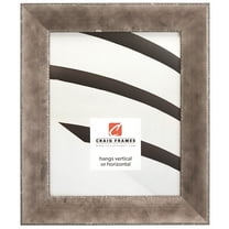 Craig Frames Patina 175, 16x22 inch Picture Frame, Silver and Black
